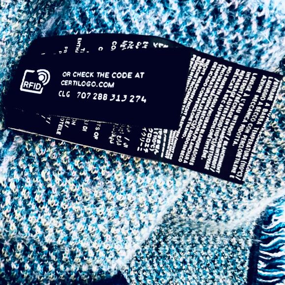 ALANUI: Men's Brushed Wool Blend Aurora Borealis Cardigan -M - Picture 6 of 10